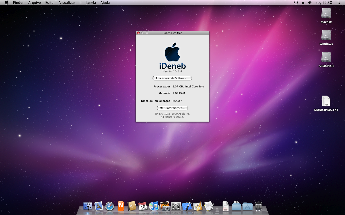 Mac os x 10.5 update